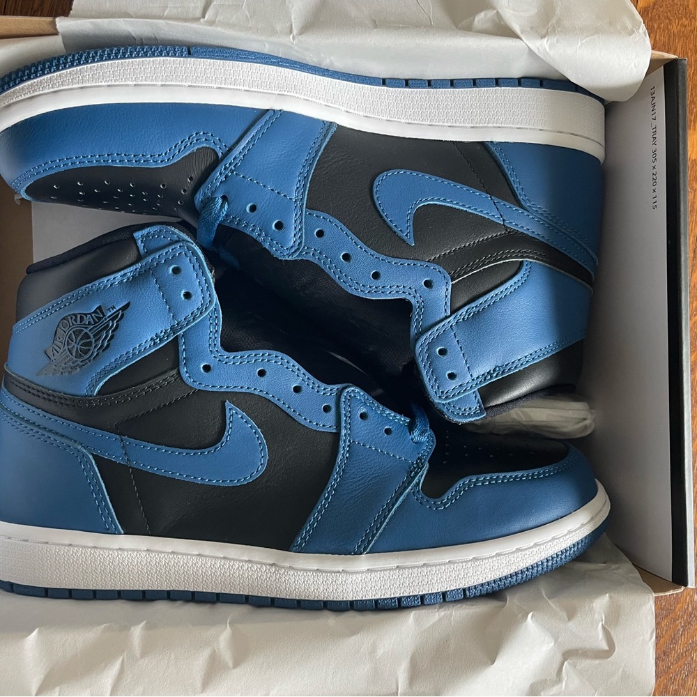 Nike Air Jordan 1 Marina Blue High-Top Sneakers